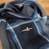 英国アンティークジュエリー 15ct・9ctゴールド フクロウ バーブローチ(鑑別書付)