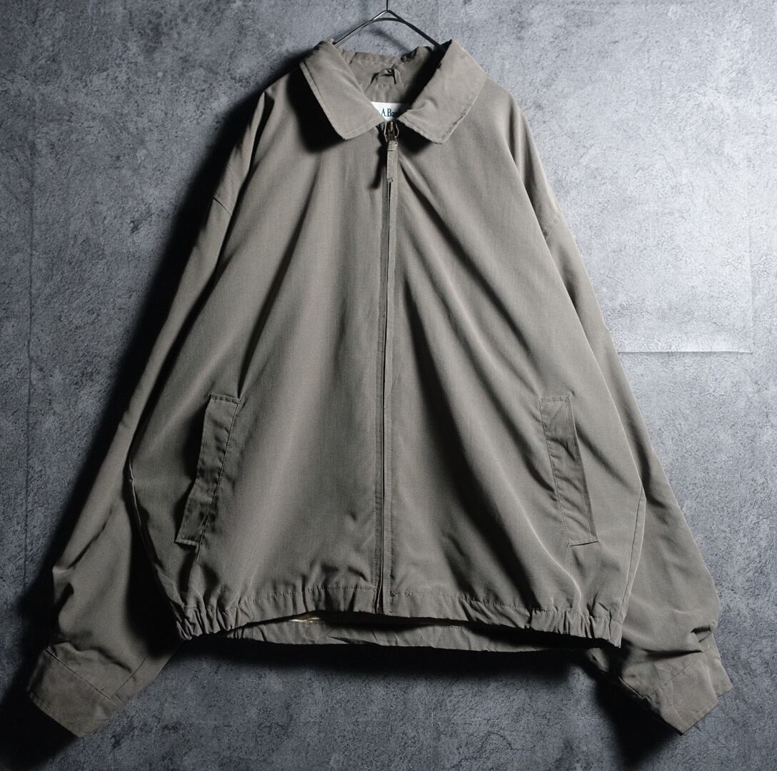 “Jos.A.Bank” Gray Houndstooth Pattern Design Rayon Swing Top Blouson