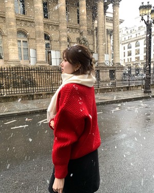 (予約) ounce / Lauren hachi knit / 2color