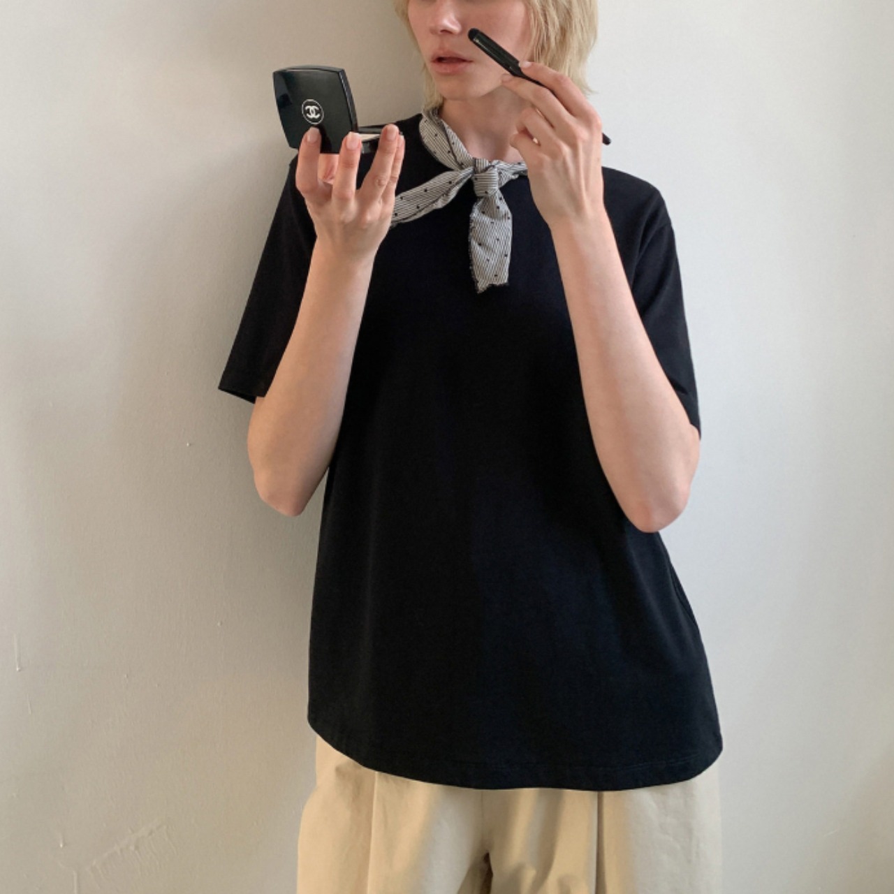 Petit Dot Scarf Tee F0583
