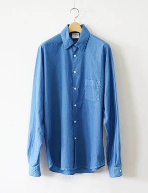 aulico : LONG SLLEVE SHIRT / SAX