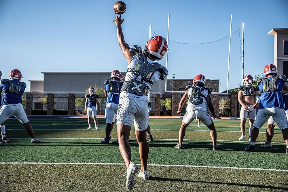 XTECH リブプロテクター 背中・肋骨ガード アメフト用 補助パッド