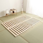 すのこベッドロール式 檜仕様 ダブル 涼風家具 インテリア ベッド マットレス ベッド用すのこマット