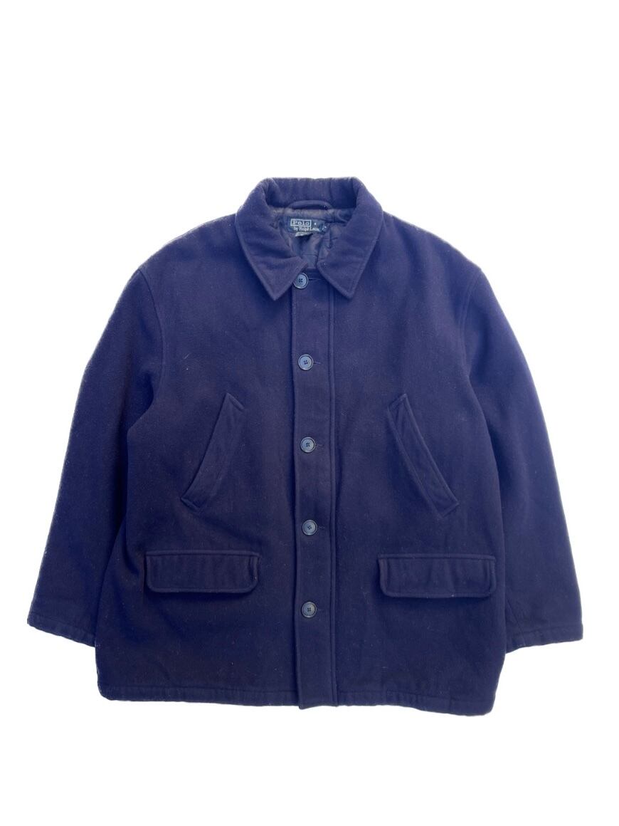 90's Polo Ralph Lauren wool half coat | furugiya._.fudan