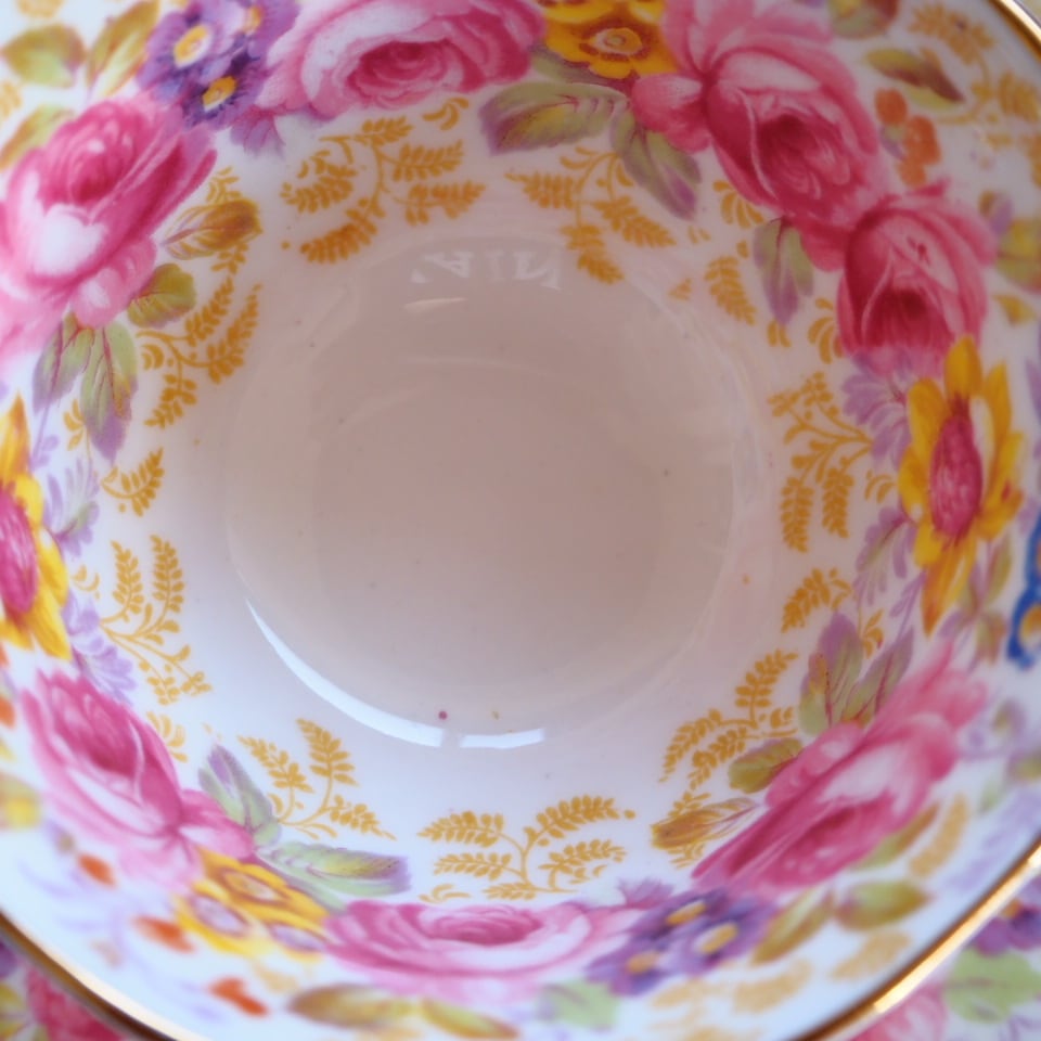 英国ロイヤルアルバート セレナ 希少・小さめカップ&ソーサーA F4