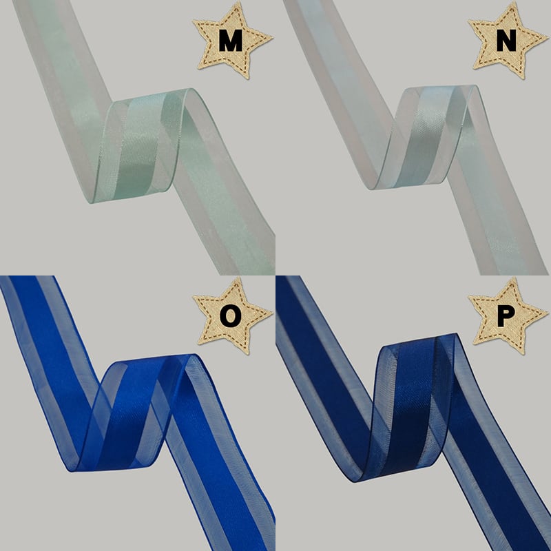 22～25mm幅 2m】全21色 無地 サテンオーガンジーリボン | リボンと