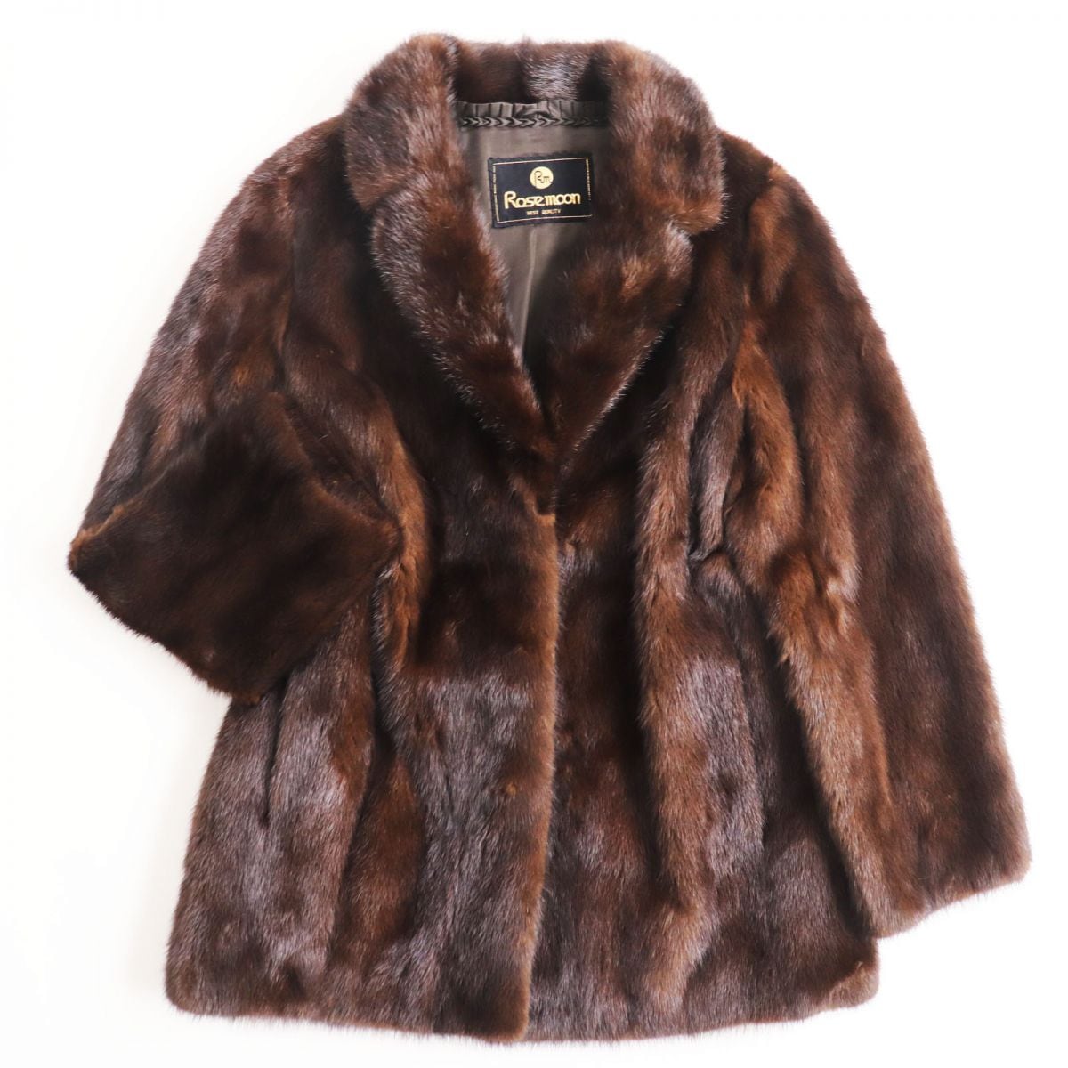 サイズ表記M相当値下げミンクファー MINK FUR 毛皮 Mショートコート