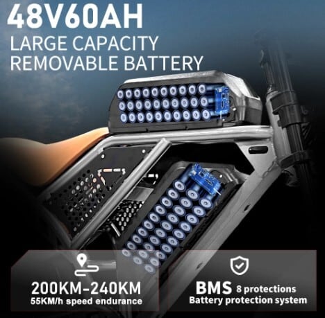 Deepower QS7 35AH電動自転車 1000W ブラシレスモーター MTB 電動