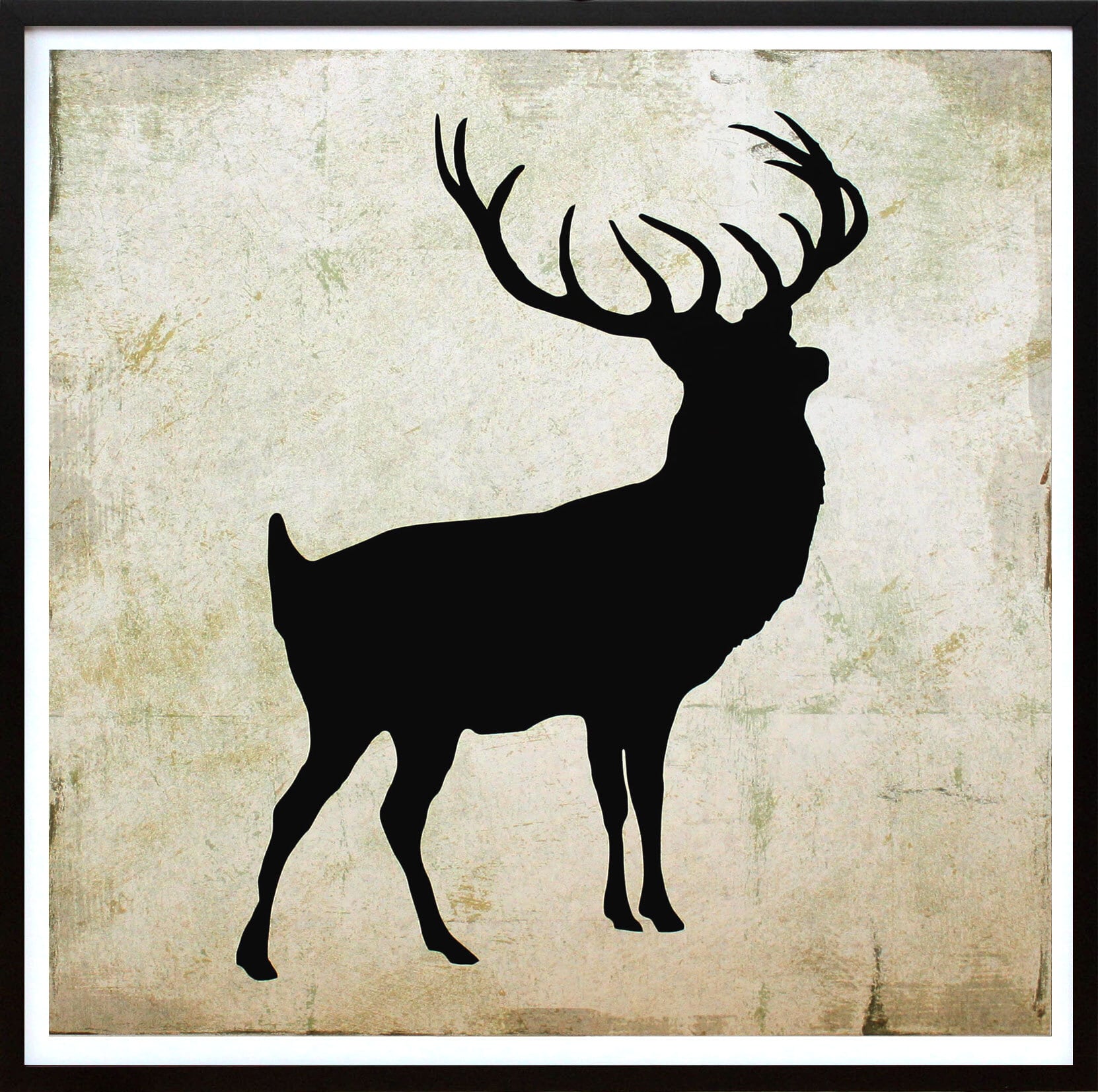 モノトーンアート 「ディア」額縁 フック付き インテリアポスター
