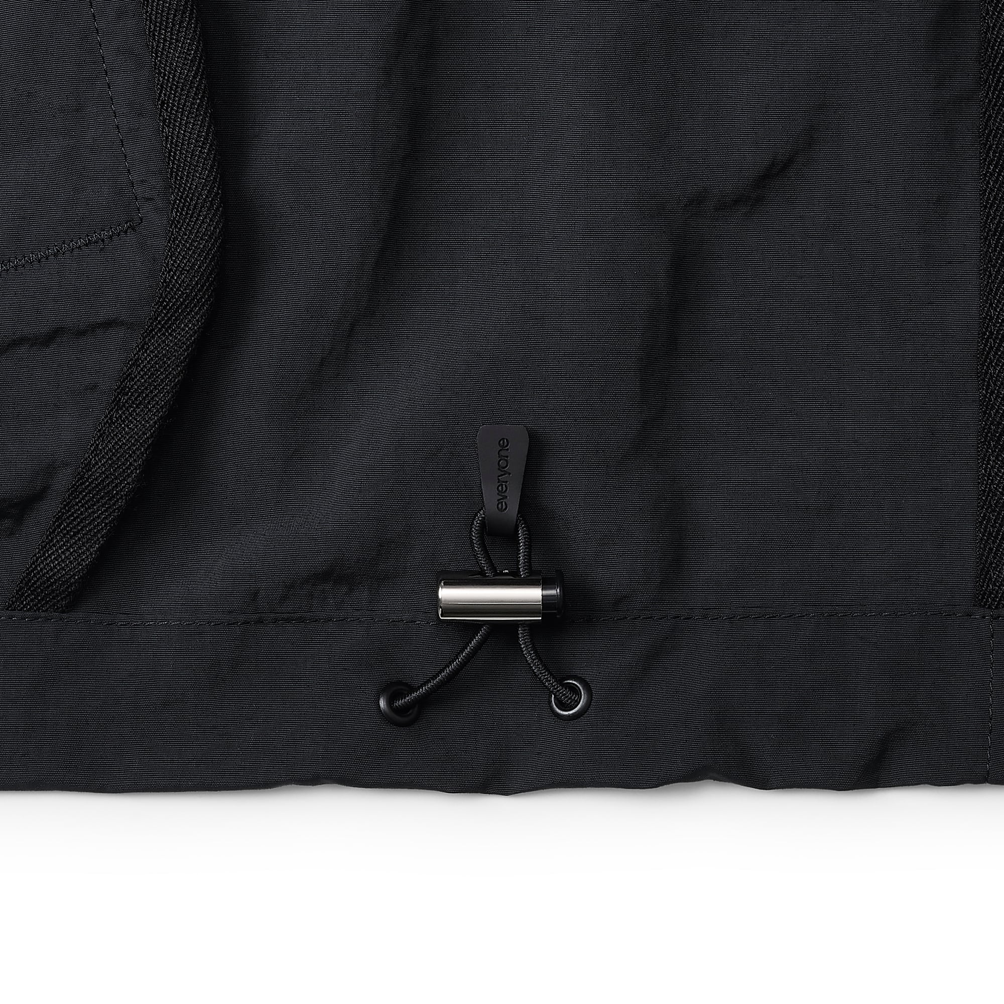everyone nylon half coat (BLACK) | everyone