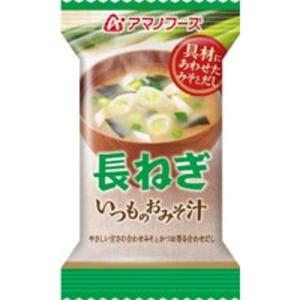 長ねぎ　まとめ買い】アマノフーズ　9g（フリーズドライ）　いつものおみそ汁　60個（1ケース）【代引不可】　yorisoi　shop