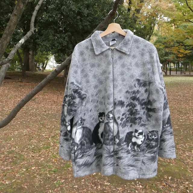 CAT FLEECE JACKET