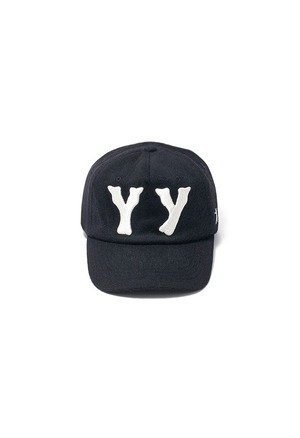 [OPEN YY] YY WOOL HEART BONE BALL CAP, BLACK 正規品 韓国ブランド 韓国通販 韓国代行 韓国ファッション オープン ワイワイ 日本 店舗