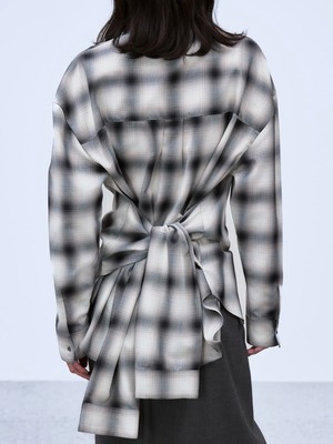 【26AW】THINGS THAT MATTER シングスザットマター / トップス / MULTIWAY SLEEVE CHECK SHIRT 0586TM1647P