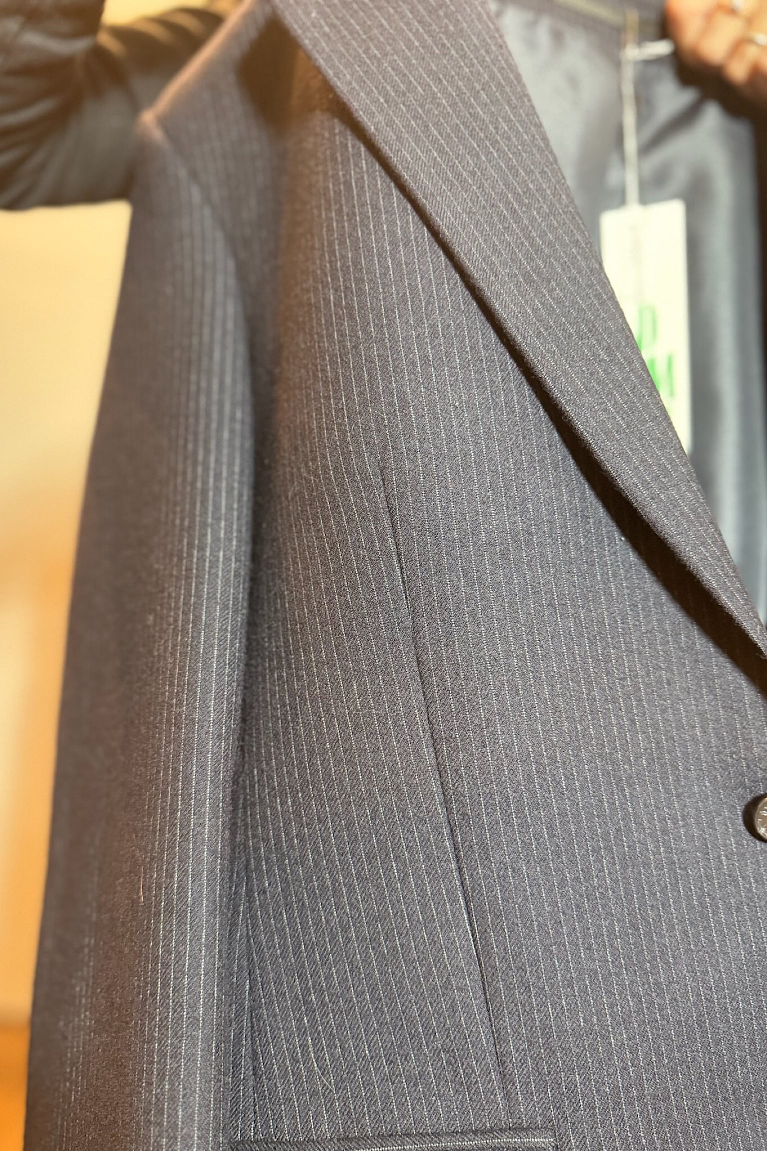 ネイビーストライプウールジャケット | DROOMTUIN_VINTAGE