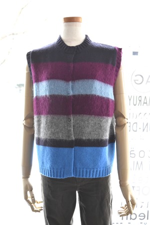 FLOOR(フロール) 25A/W 前開きニットベスト