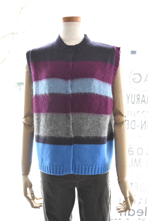 FLOOR(フロール) 25A/W 前開きニットベスト