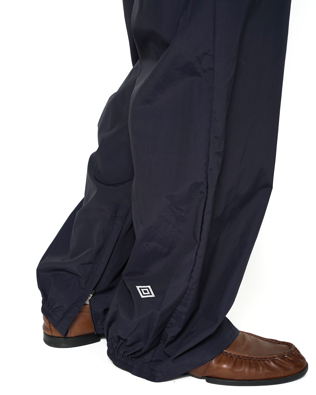 ssstein × UMBRO "CO/NY POPLIN TRACK TROUSERS 〔DARK NAVY〕"