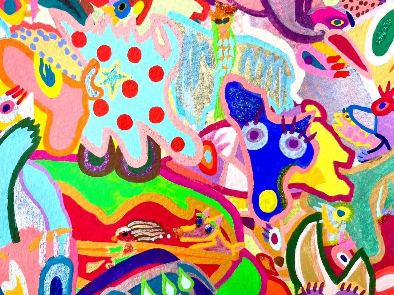 a*a様 絵画原画（魂を映すカスケード）ミラクル アート　貴婦人　風景画　rea みんなで幸せを与え合う」アクリル絵画 | coco iro crystal,living&Art