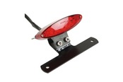 LED Oval taillamp REDlens Fendermount kit