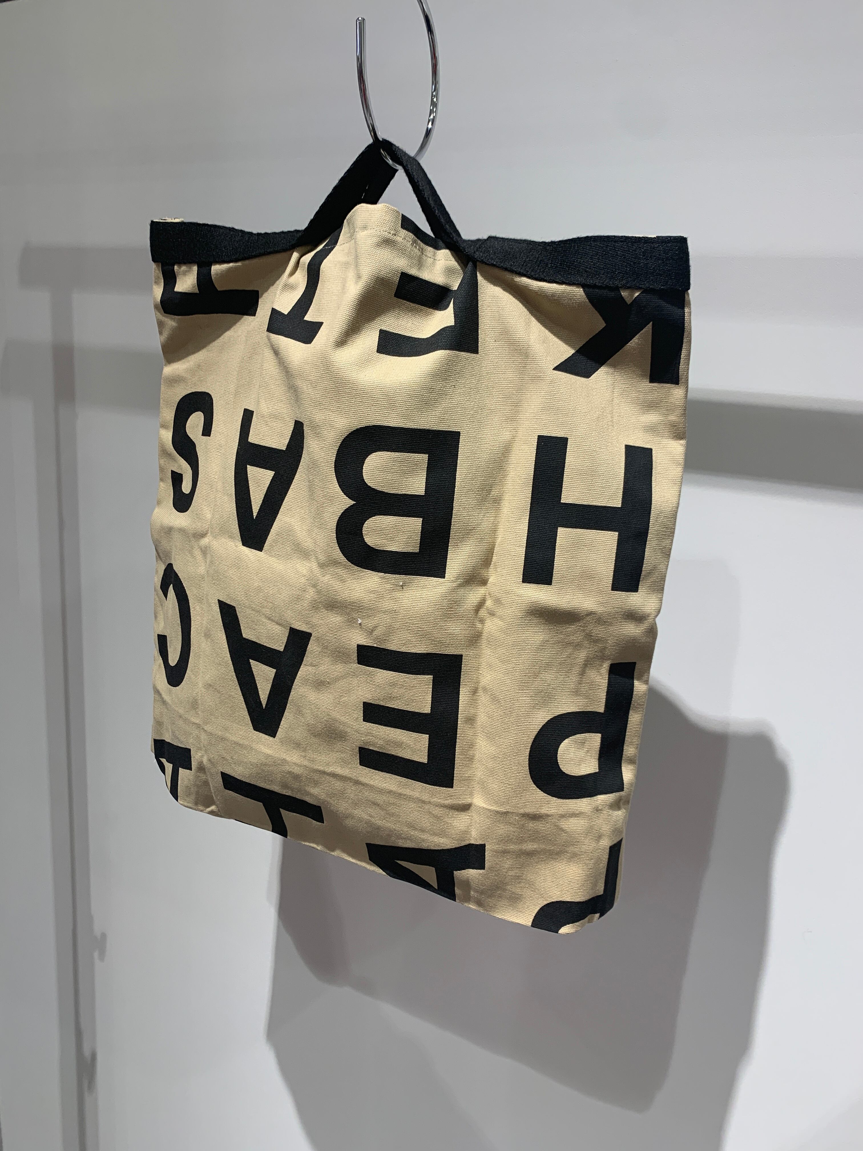 alphabet canvas bag