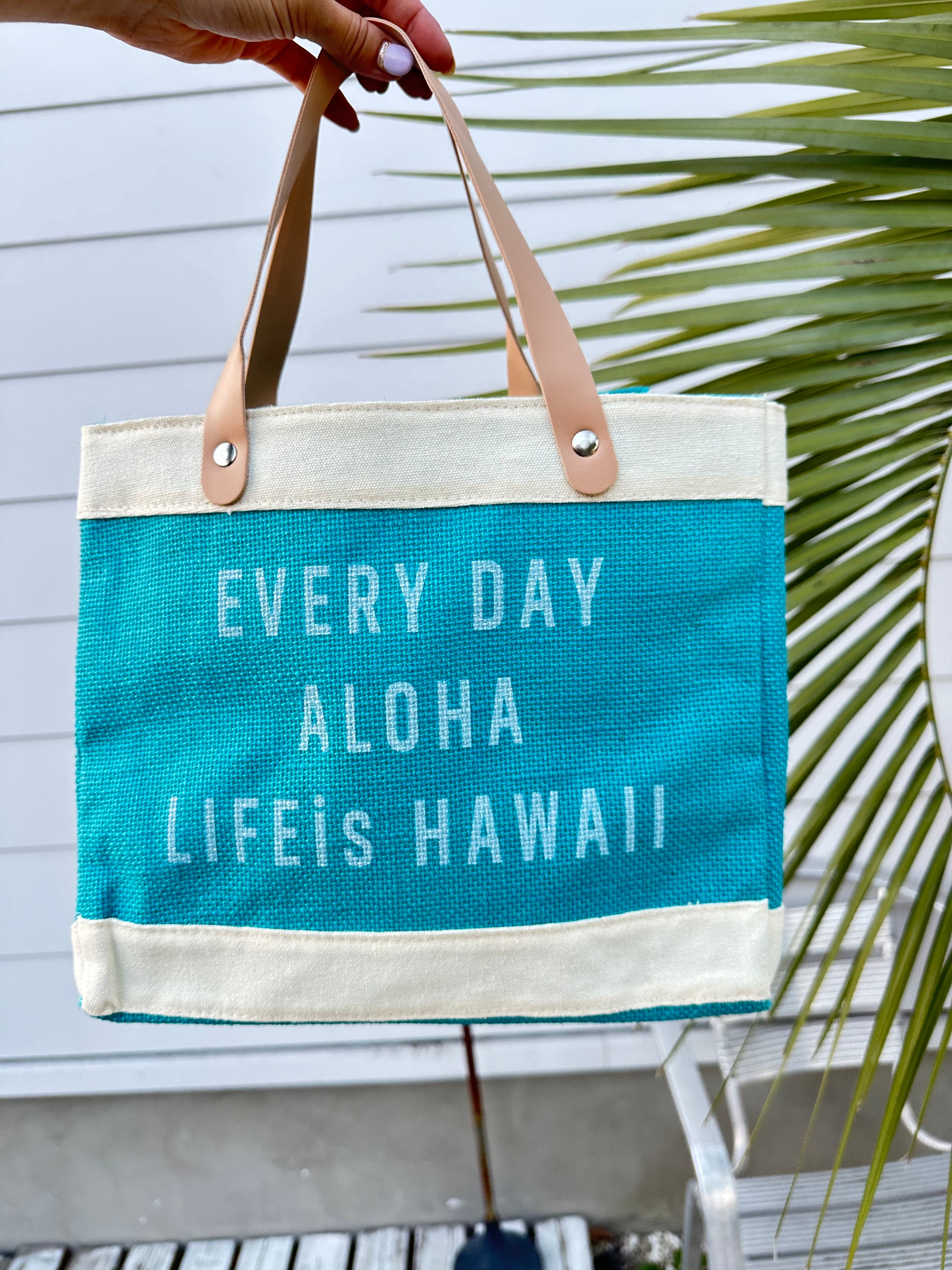 【限定色】LIFE is EVERY DAY ALOHA ジュードバッグ ターコイズ￥5,500（¥6,050）