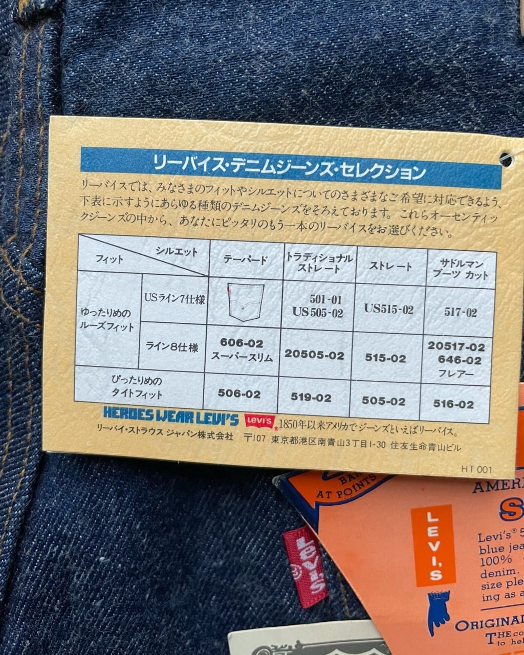 NOS(デッド品) 1983年8月製 ビンテージリーバイス501 赤耳 W31 NOS(デッド品) 1983年8月製 ビンテージリーバイス501 赤耳 W31