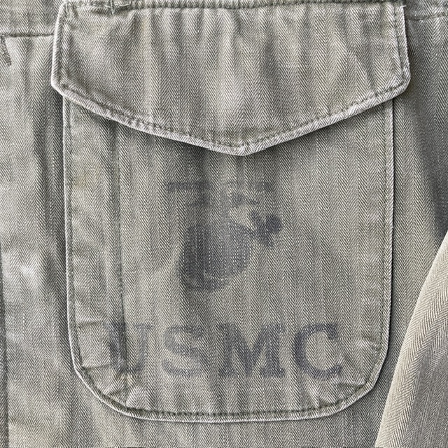 USMC P53 HBT ジャケット 50s ミリタリー 画像7