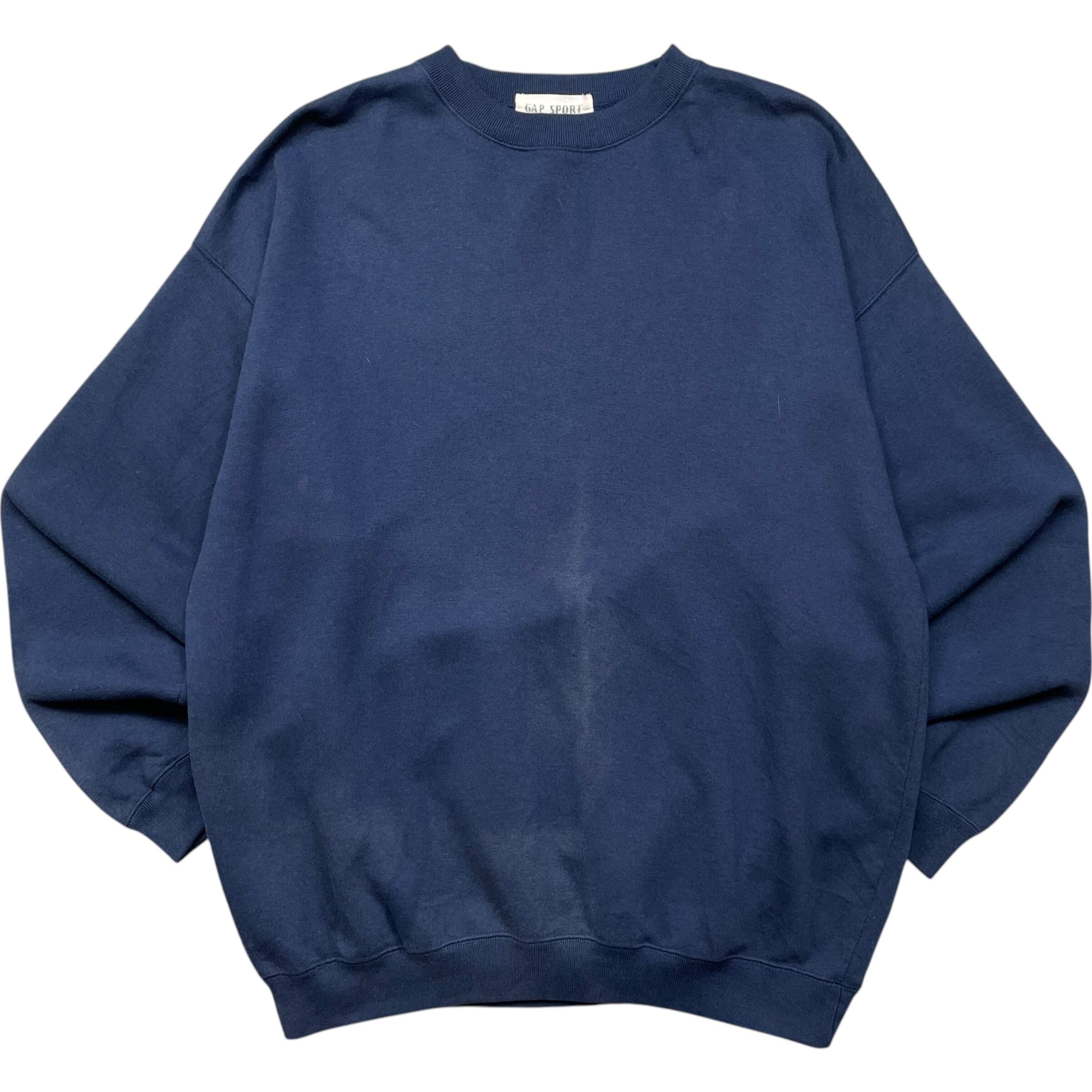 《L》OLD GAP オールドギャップ 無地 スウェット ネイビー 80年代〜 no.5641