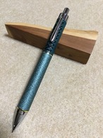 加藤メタル　グリーン　革と金属のハイブリッド　シャーペン