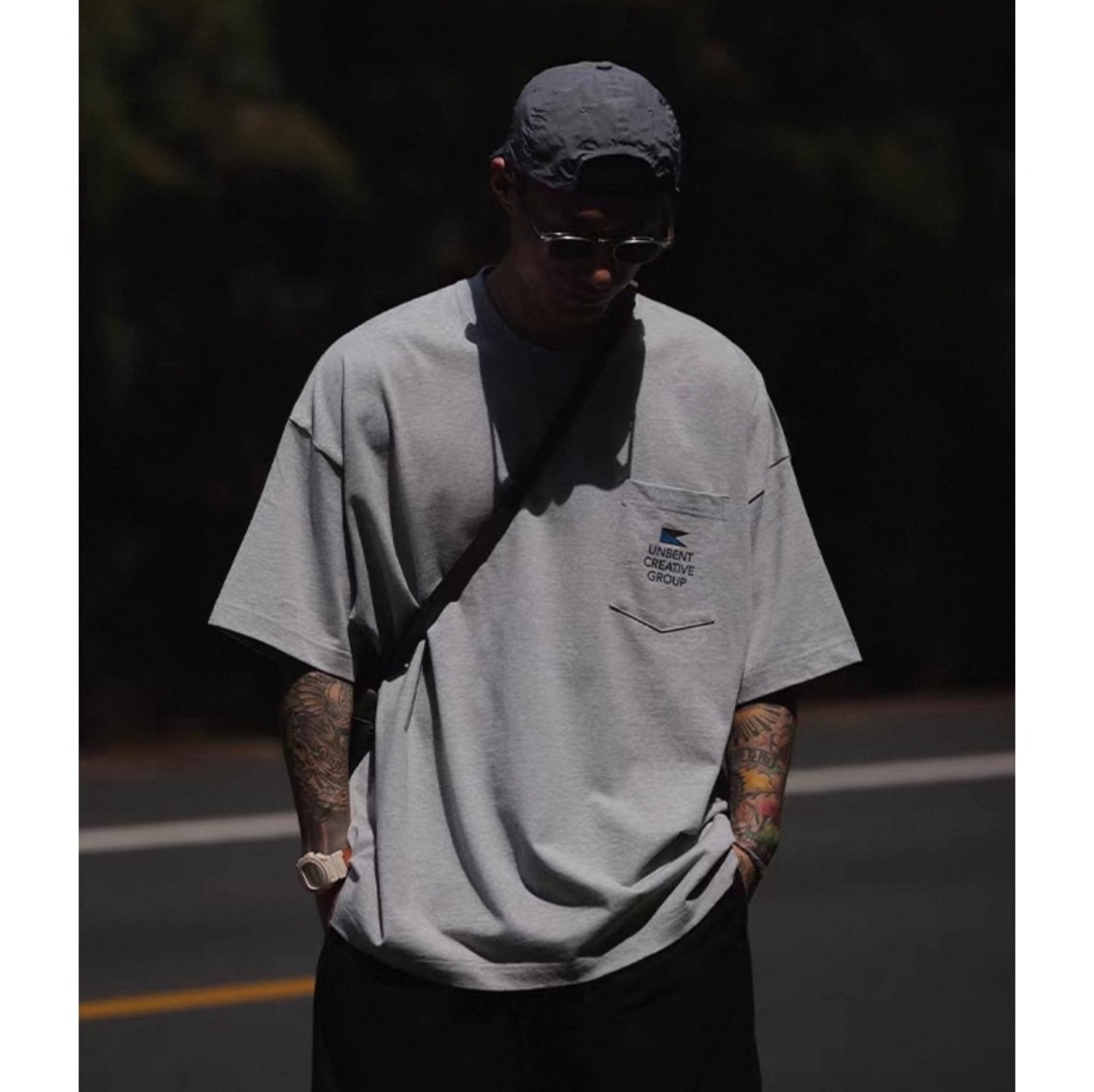 Back logo oversized tee1018 - 2