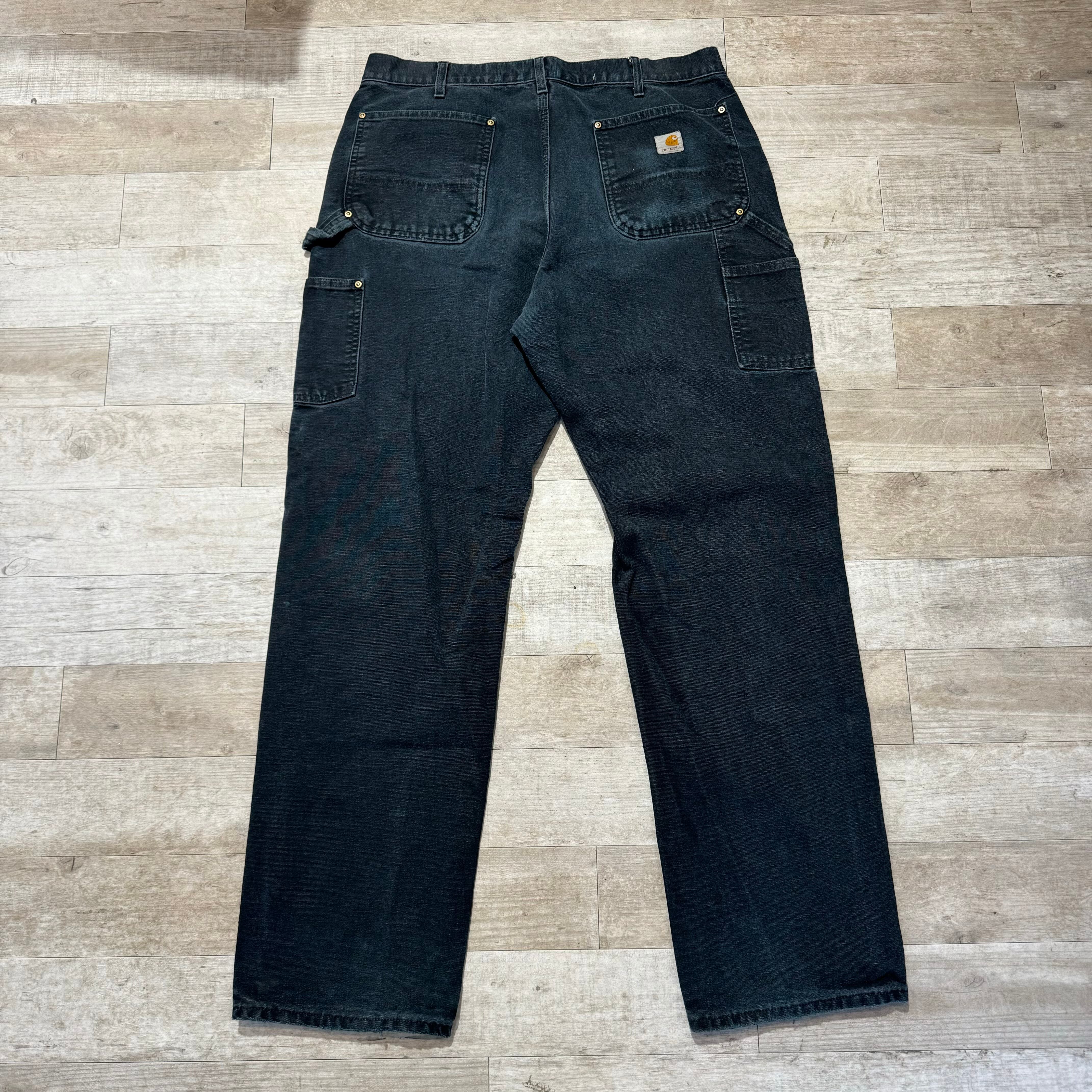 90s' Carhartt ダブルニー ブラック 雰囲気抜群