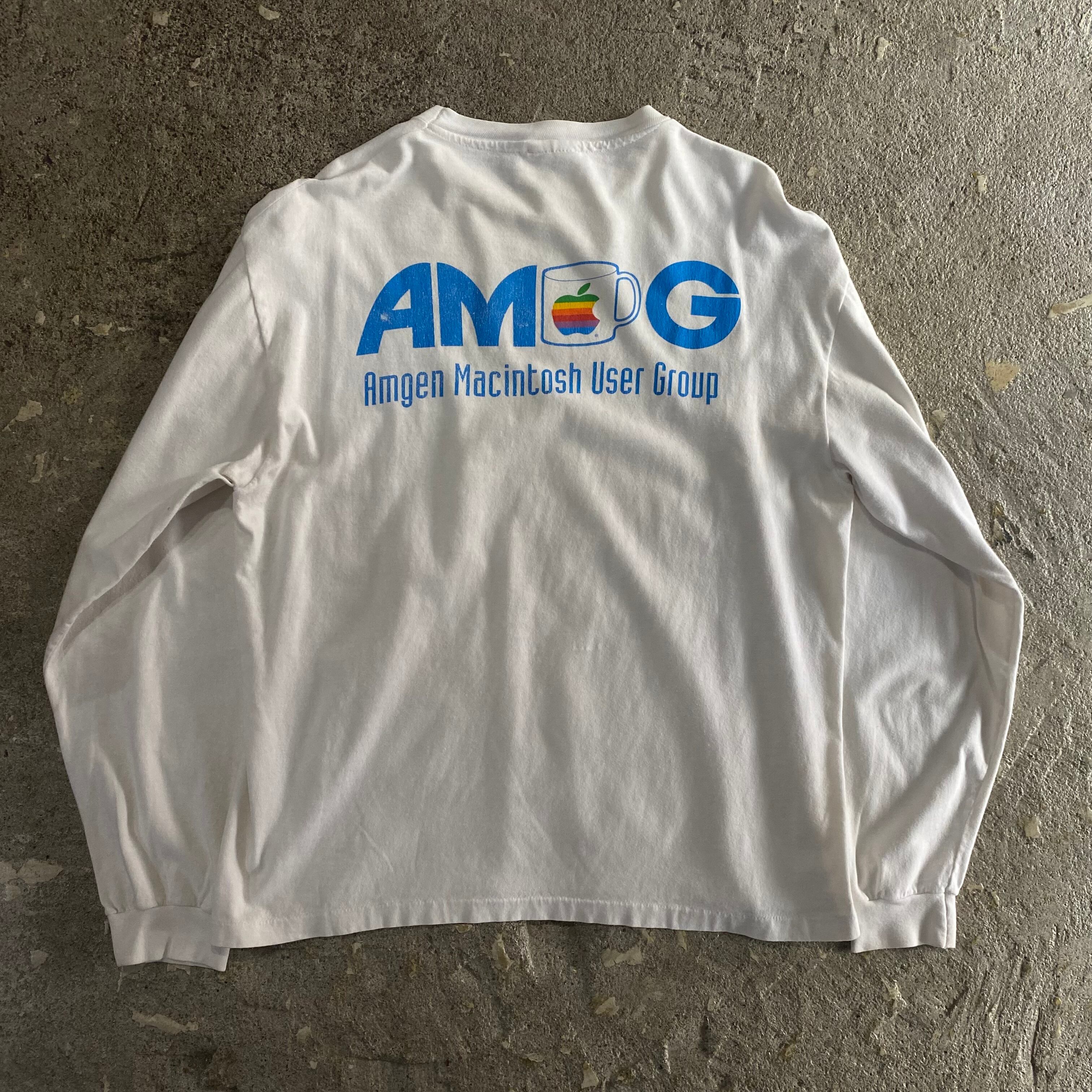 90s AMGEN Macintosh User Group L/S T-shirt【仙台店】