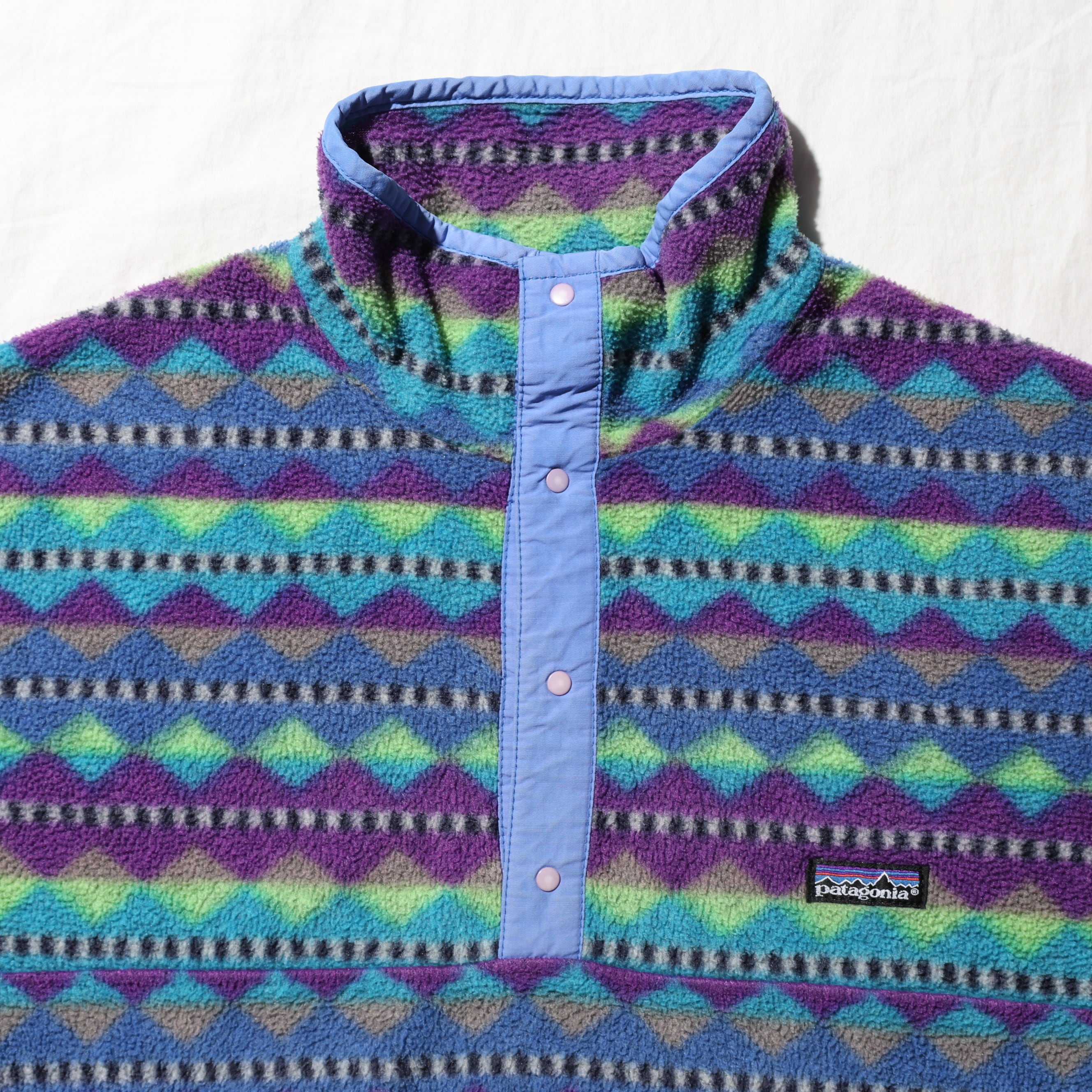 Patagonia/ナイロンスナップT/フーディニ /XL/青✖️紺 Patagonia