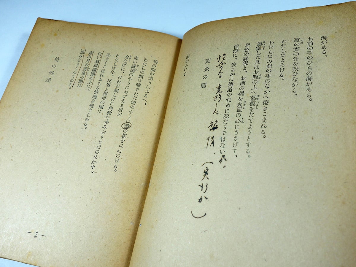 大手拓次詩集 - 創元選書 ☆難あり | bookstore ナルダ