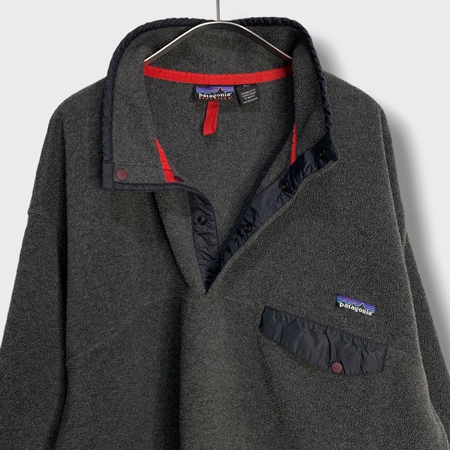 00s メキシコ patagonia シンチラスナップT フリース グレー XL