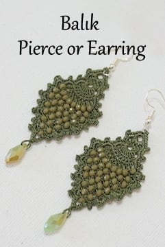 ボンジュックオヤのピアス バルック(カラーは商品内ページよりお選びください。)