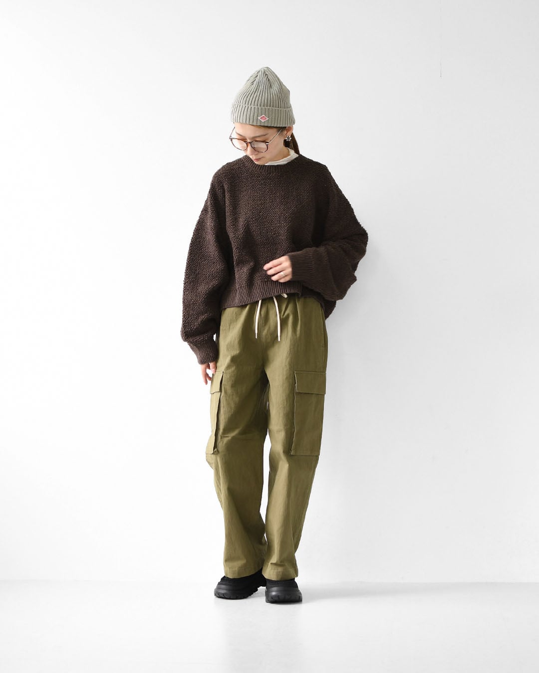 DANTON [ダントン] W PEACH SKIN CARGO PANTS [DT-E0272LUD] ピーチ
