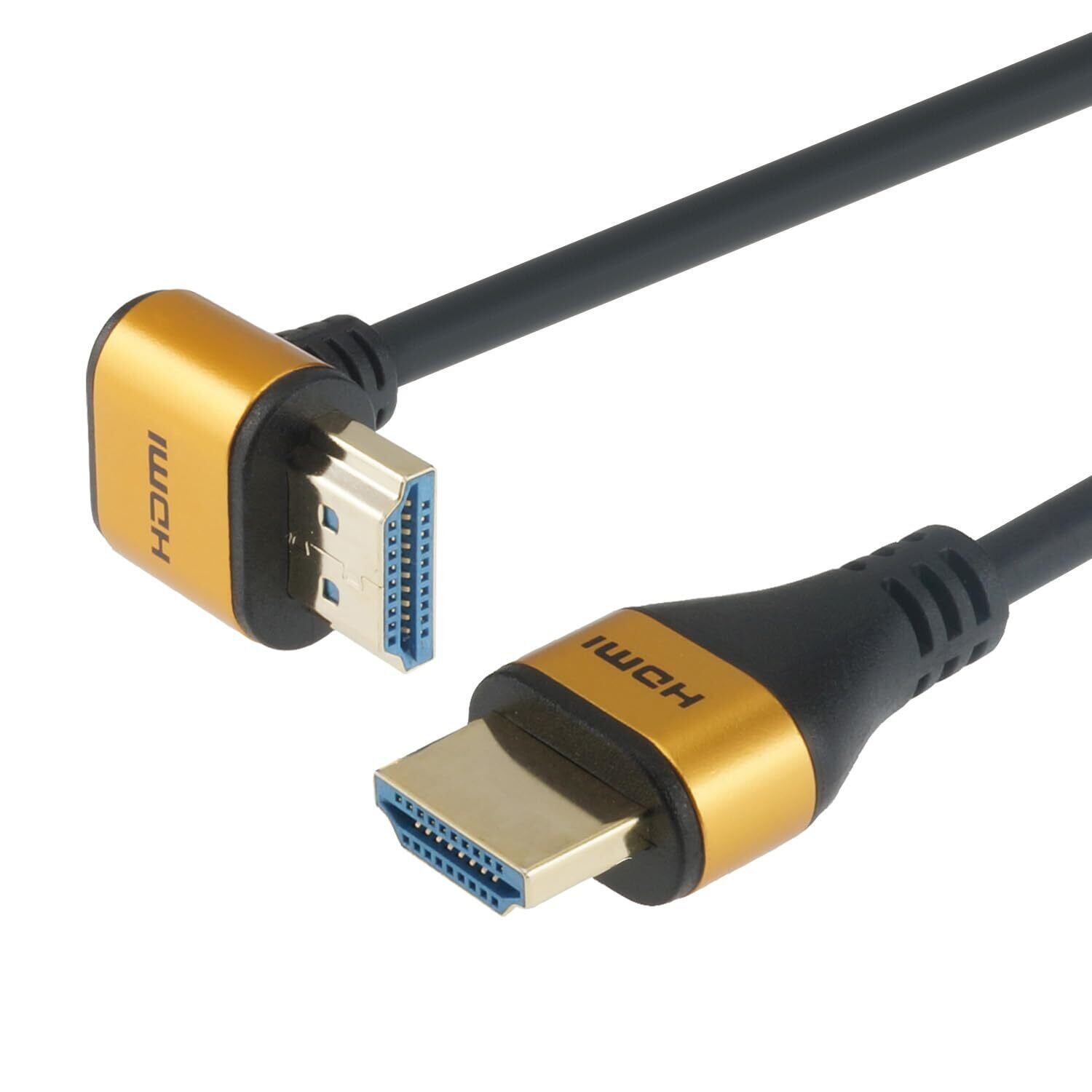 【数量限り】ホーリック HDMIケーブル L型270度 2m 4K/60p 18Gbps HDR HDMI 2.0 HL20-342GD