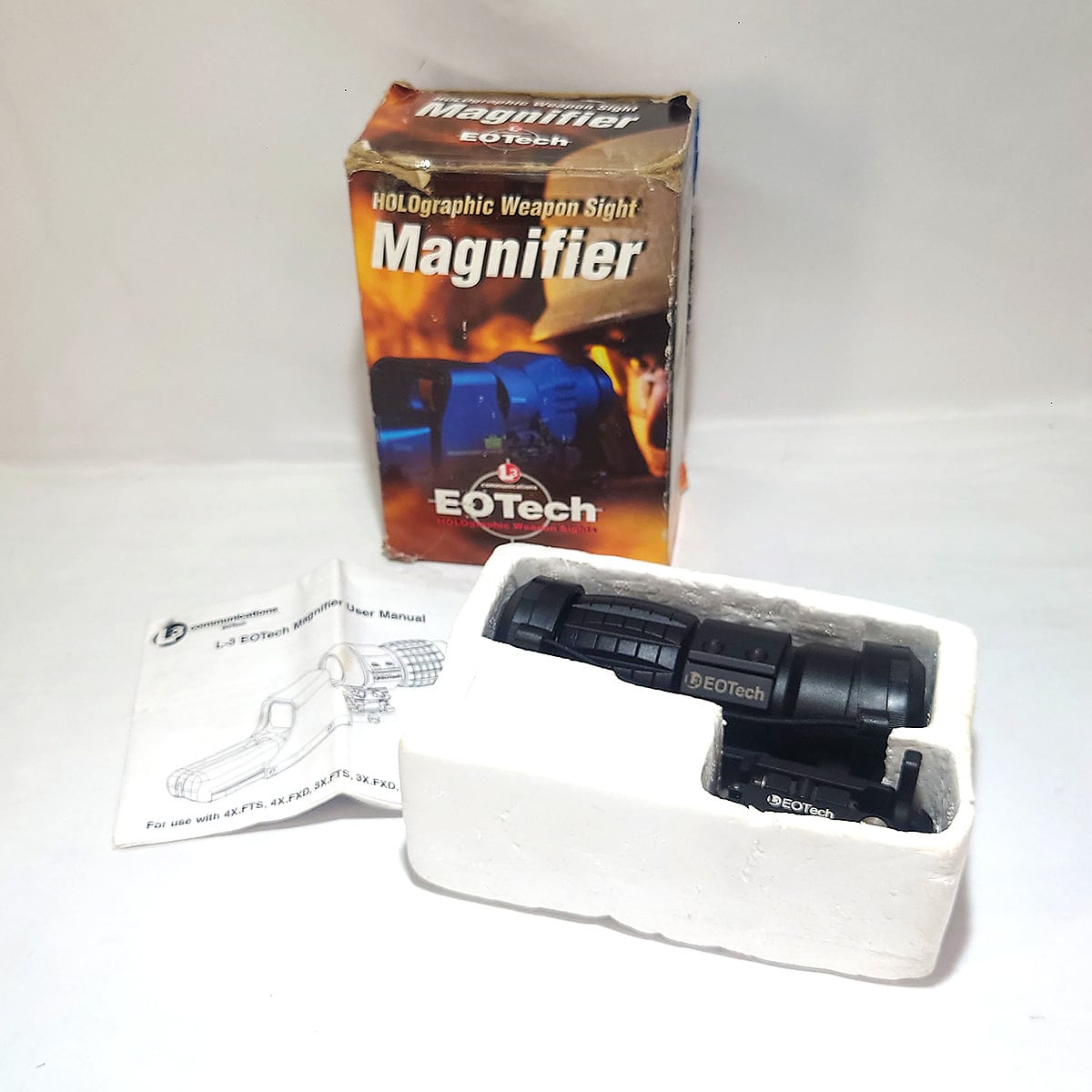 中古実物】Eotech 3x マグニファイア Gen1 パイナップル SAMSON FTS