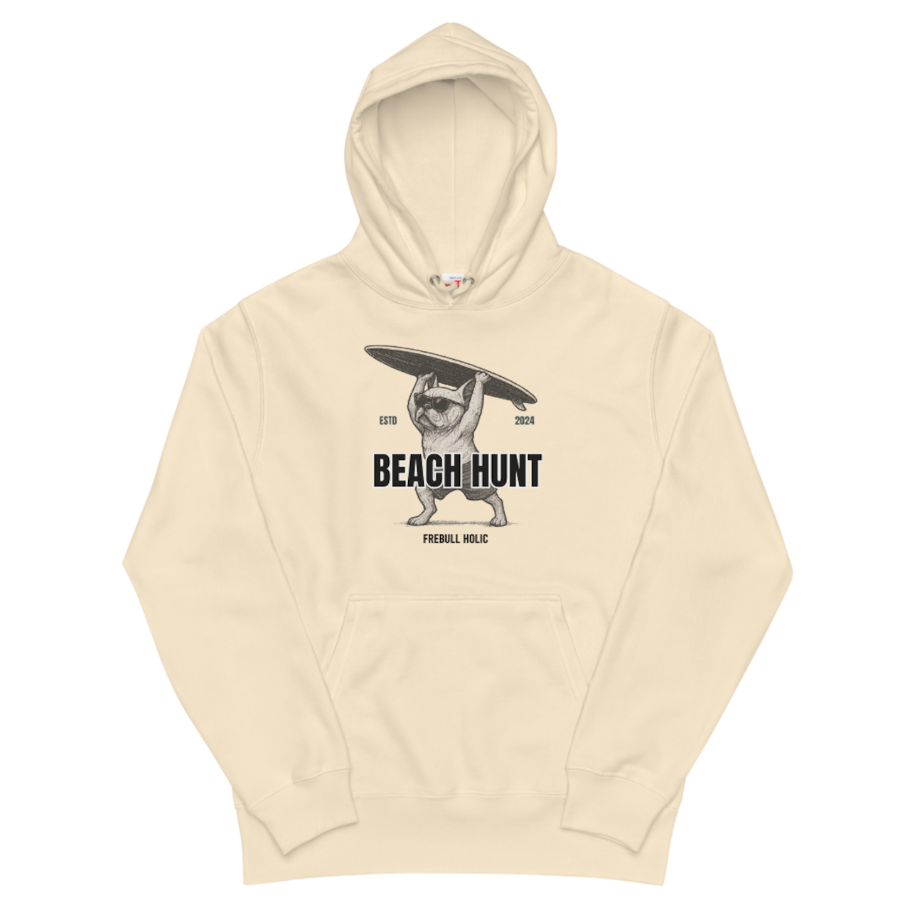 FREBULL SURF ユニセックス プルオーバー パーカー (4colors) P00453