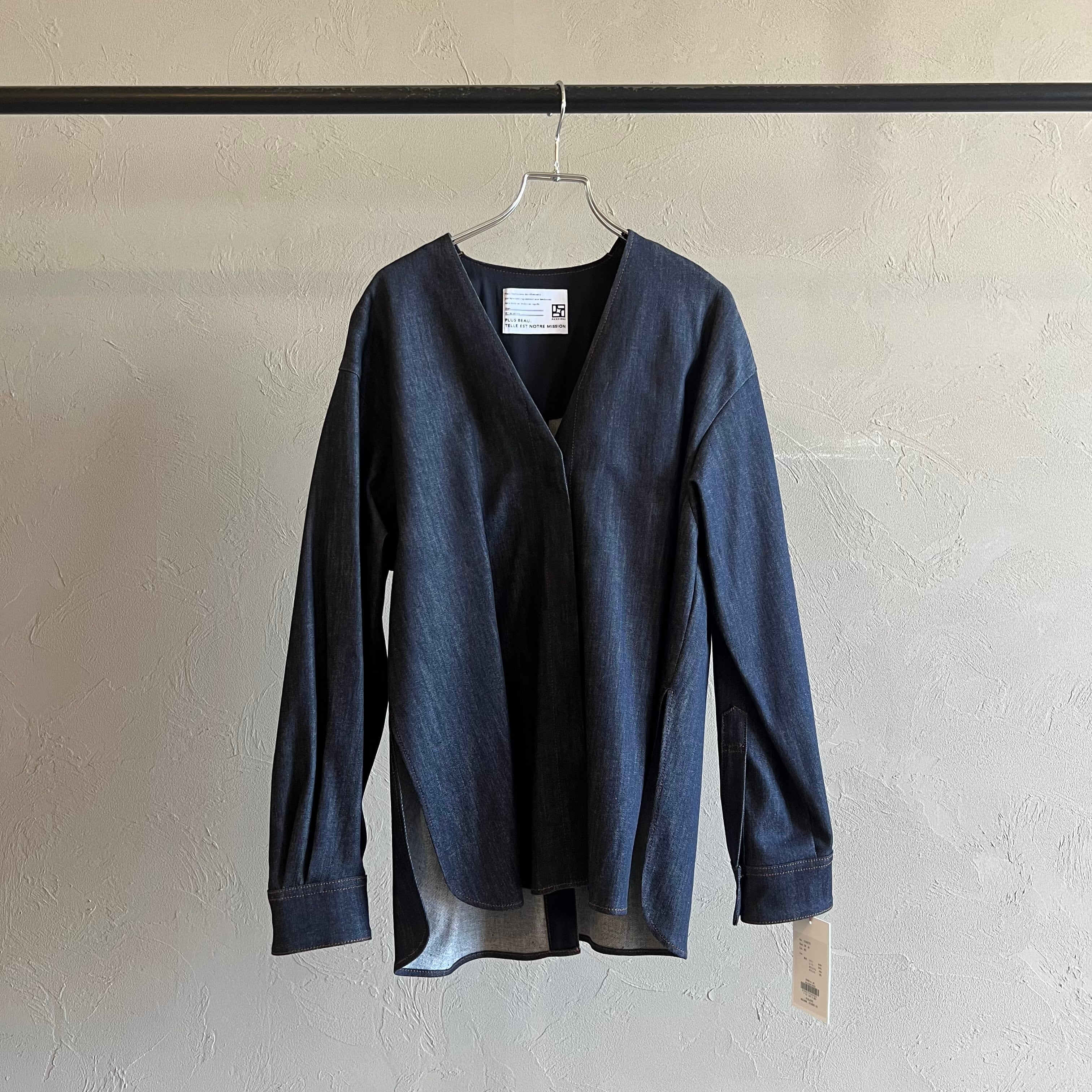 PASSIONE 】ノーカラーデニムジャケット | valance 福井｜レディース