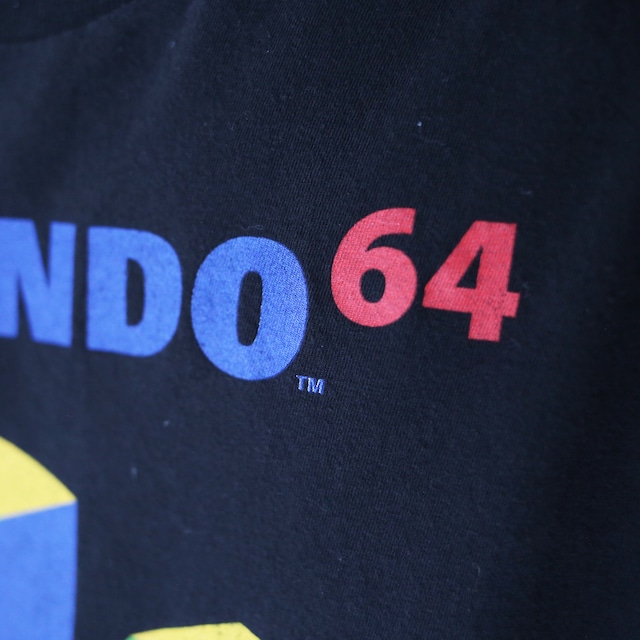 "ニンテンドー64" logo printed tee