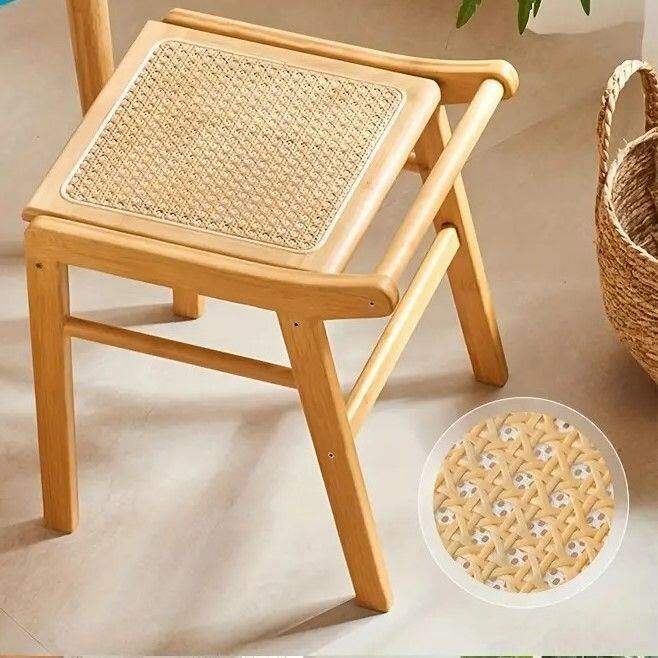 竹製 スツール チェア 椅子 ベンチ 置物台 飾り棚 和風 家具 モダン レトロ スツール 椅子 竹編み シンプル お洒落 リビングルームチェア デスク