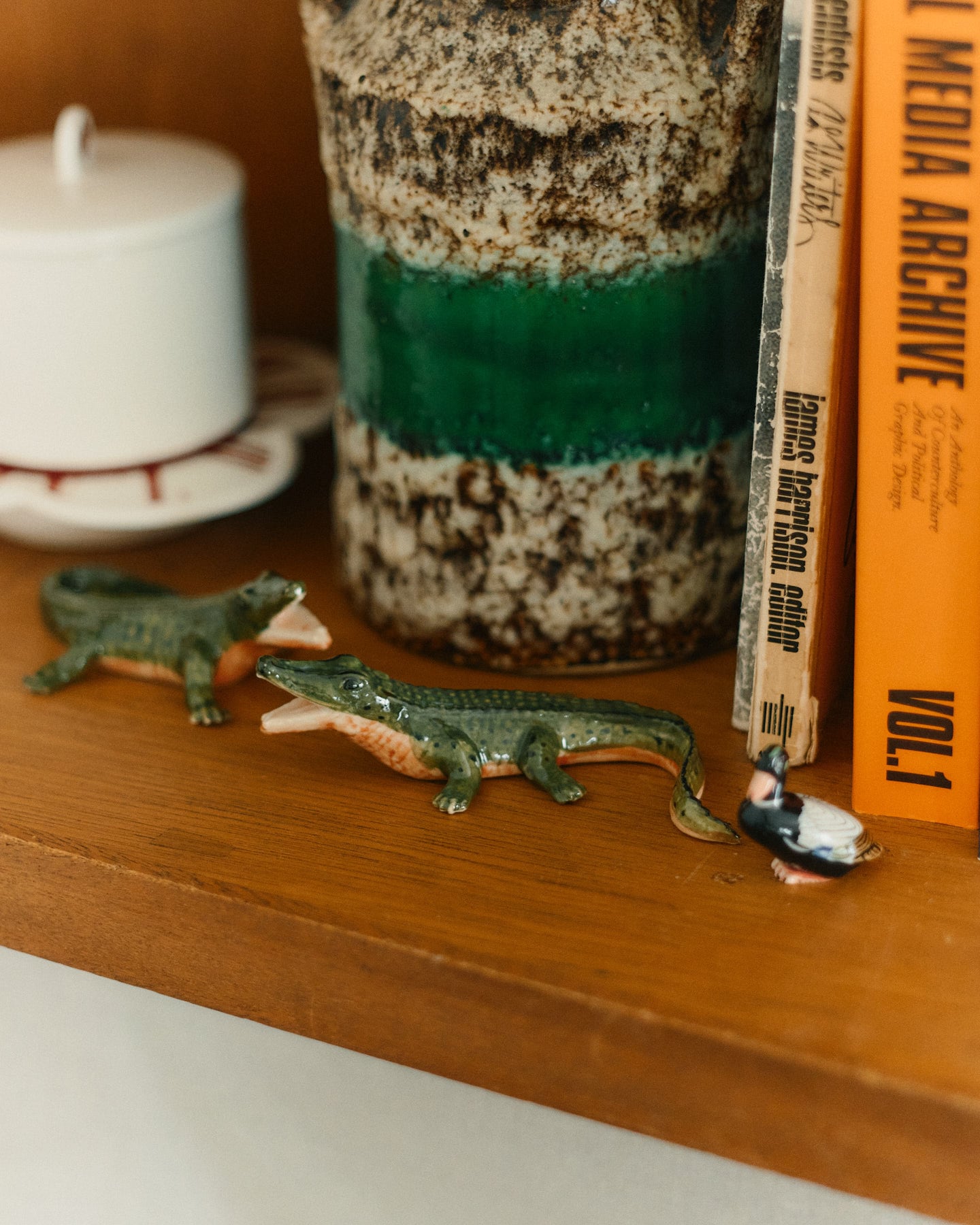 【ミニチュア陶器】Crocodile