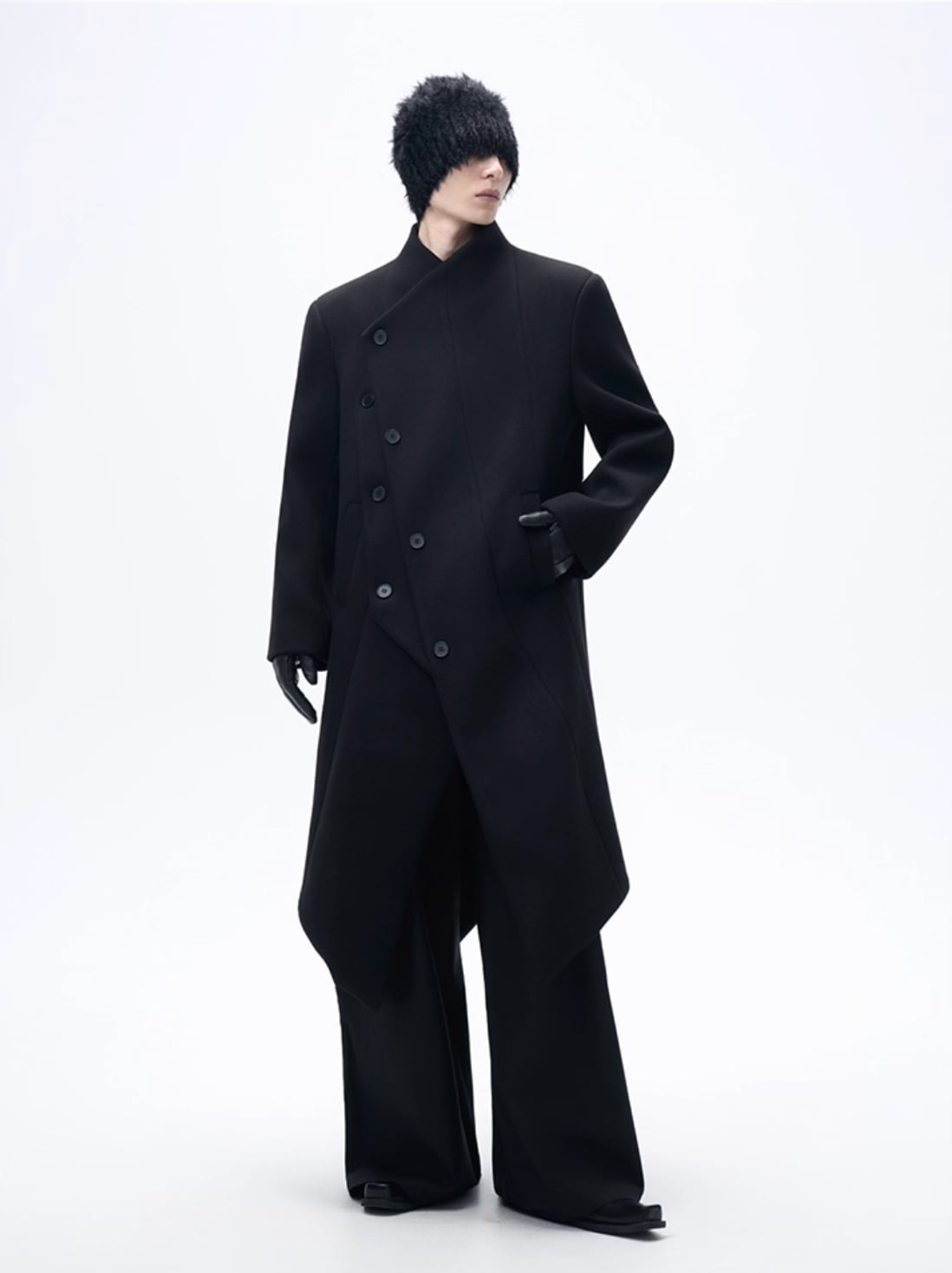 Double breasted swallowtail coat 0016