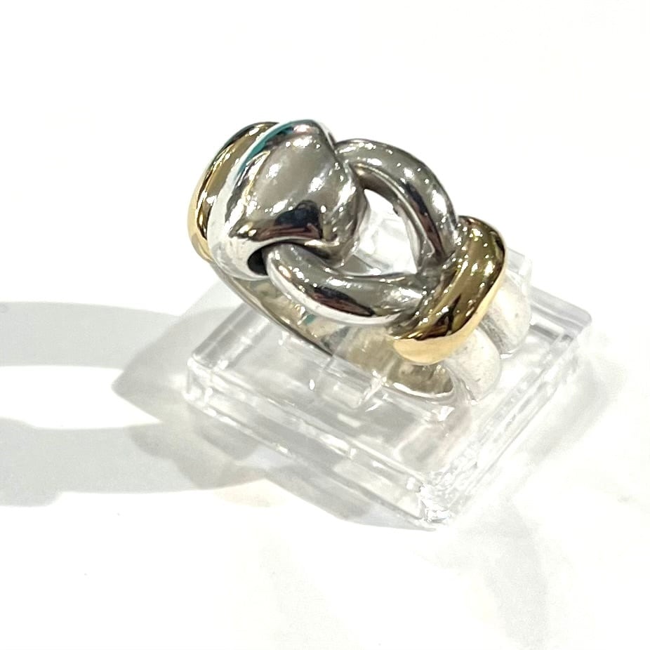 TIFFANY & Co.】【14号】ティファニー ワイド ノット リング／SV925