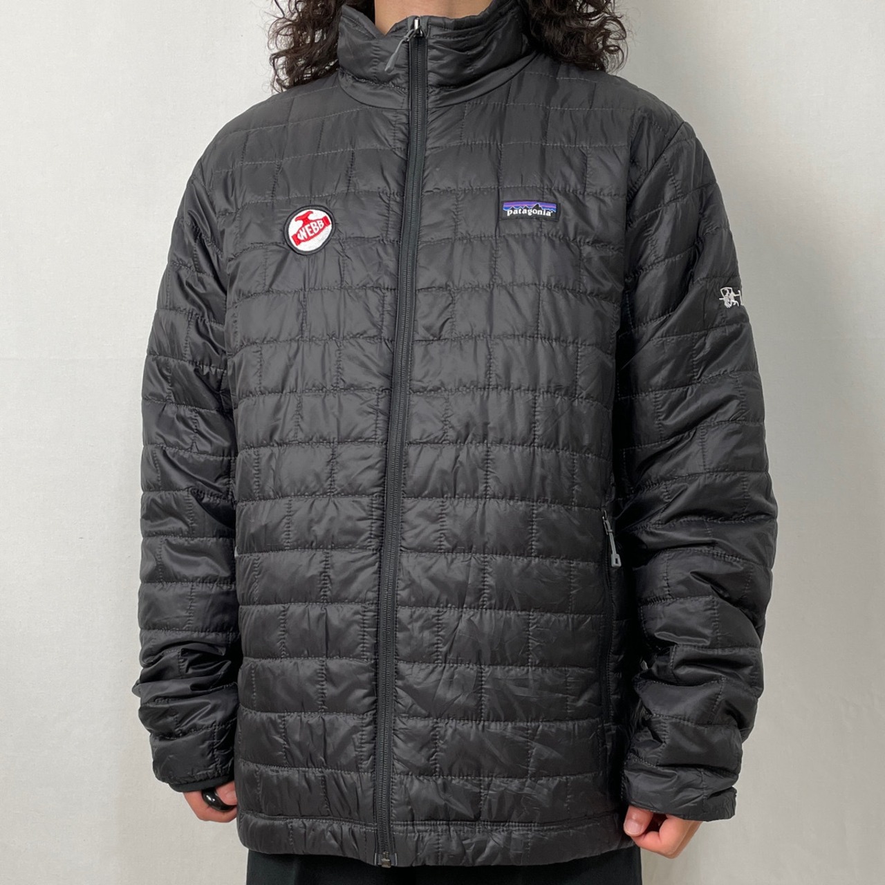 21年製 Patagonia ナノパフジャケット 黒 ブラック パタゴニア 古着 