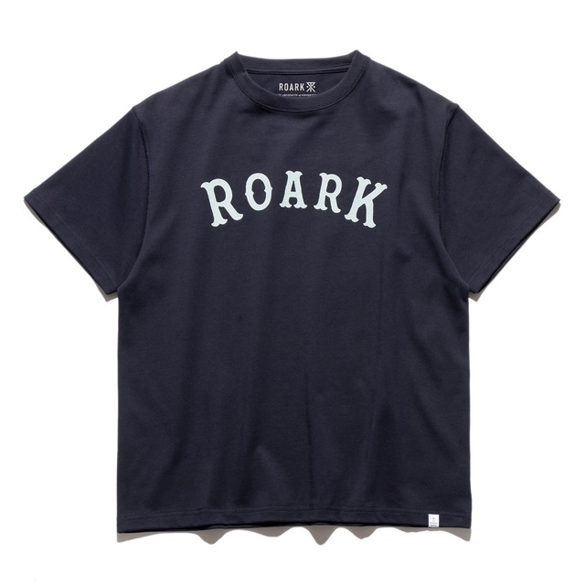 ROARK | "MEDIEVAL LOGO" 14oz H/W TEE | ロアーク | RTJHW1220-DNV | Dark Navy
