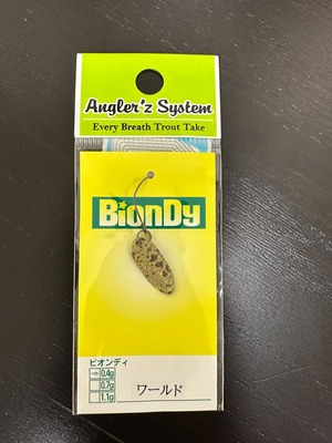 【Angler'z System】BionDy 0.4g(ワールド)